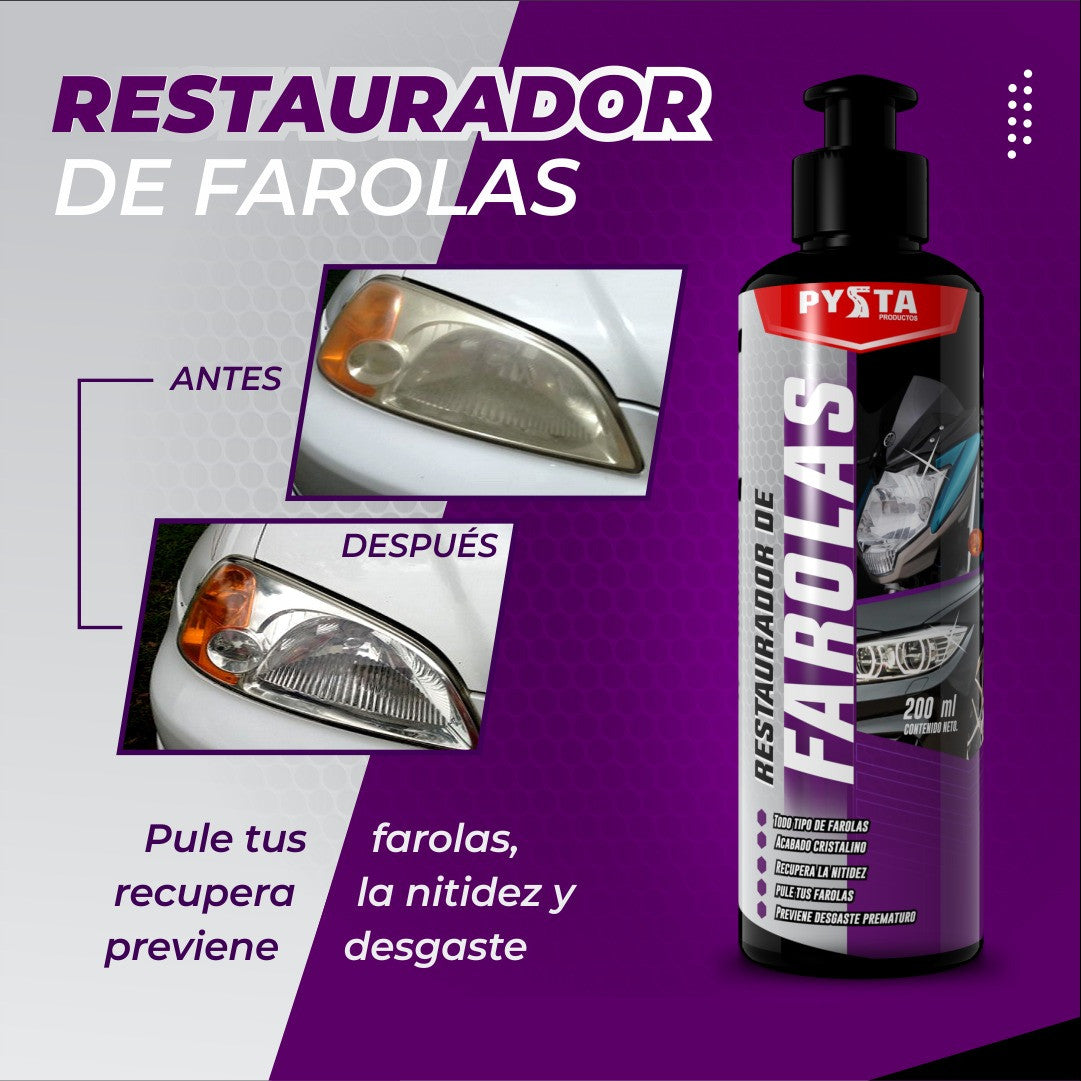 Restaurador Premium de farolas | Gratis Restaurador de partes negras 🎁